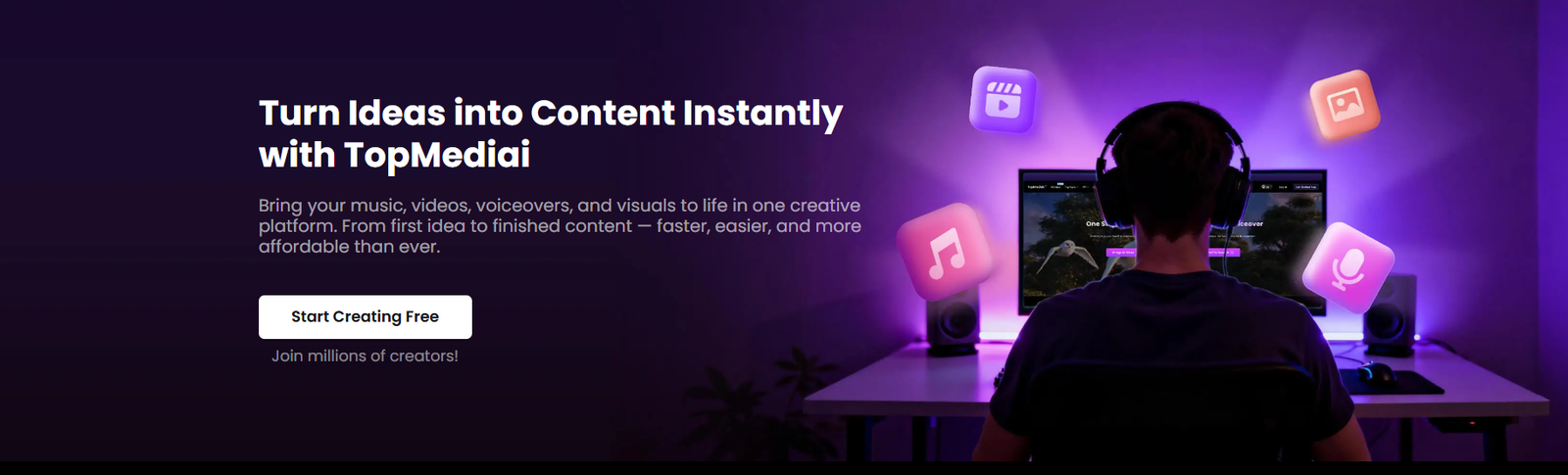 Turn Ideas into Content Instantly with TopMediai